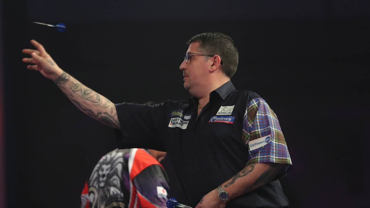PLATZ 4 - Gary Anderson (Schottland): Der "Flying Scotsman" erreichte das Viertelfinale, ohne wirklich zu glänzen. Vom Scoring kann der Doppel-Weltmeister mit jedem Gegner mithalten. Sein Spiel steht und fällt schließlich mit dem Wurf auf die Doppelfelder