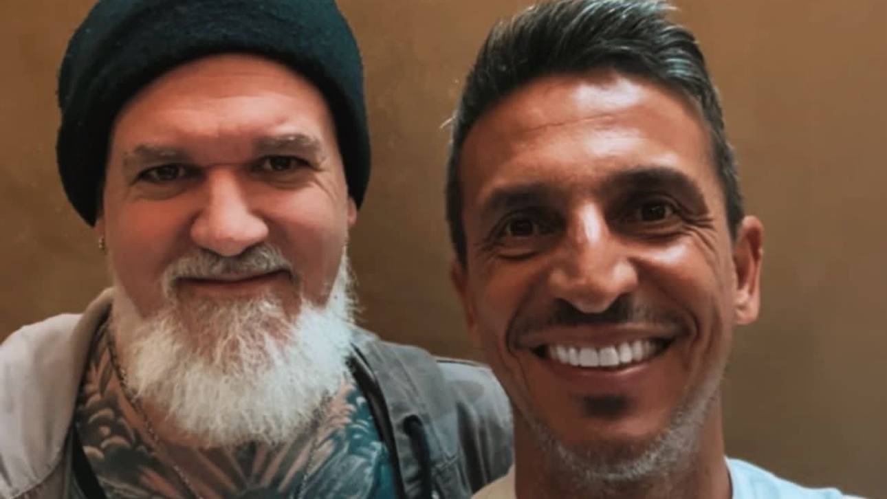 SPORT1-Reporter Reinhard Franke traf Fernando Meira (r.) zum Interview