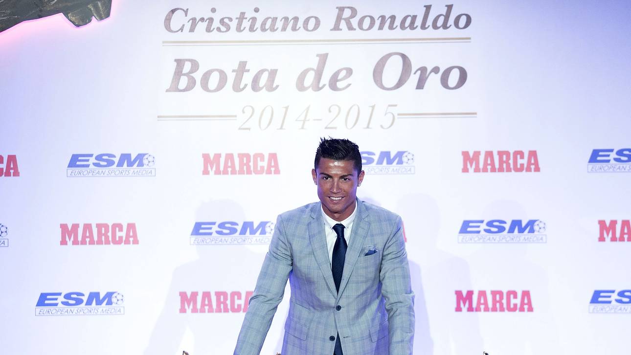 Ronaldo mit Goldenem Schuh geehrt