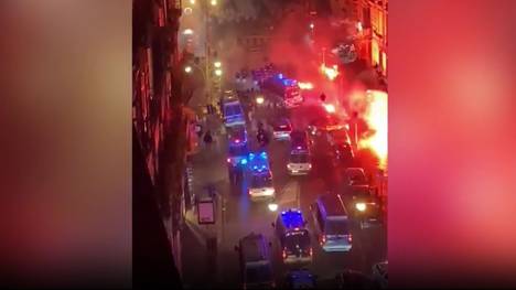 Die Fans von Union Berlin haben vor dem Champions-League-Spiel in Neapel für Ausschreitungen gesorgt. Elf Anhänger der Köpenicker wurden vorläufig festgenommen. 