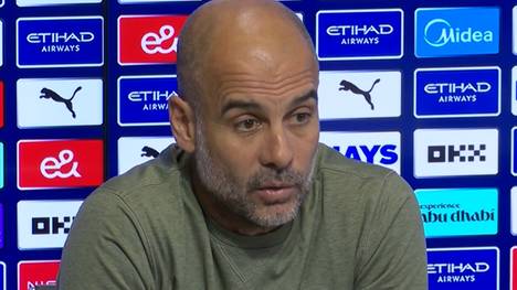 Trotz eindeutigem 3:0-Hinspielsieg gegen den FC Bayern findet Manchester Citys Pep Guardiola, dass die Münchner weiterhin brandgefährlich sind. Vor allem ihr hoher Ballbesitz macht ihm Sorgen.