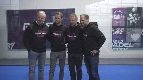 Bundestrainer Hansi Flick zeigt sich als großer Fan der Trendsportart Padel. Er selbst ist Co-Gründer und Gesellschafter der Firma "Padel City".