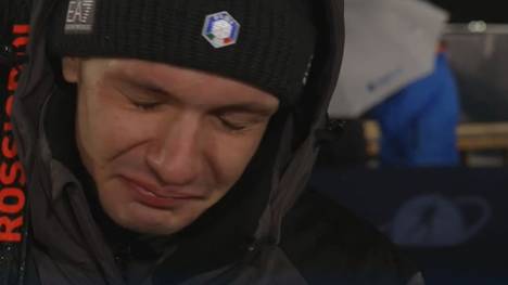Tommaso Giacomel brach vor der TV-Kamera in Tränen aus