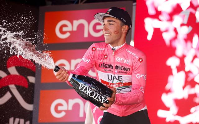 Giro D Italia Fausto Masnada Holt Etappe Valerio Conti Mit Rosa Trikot