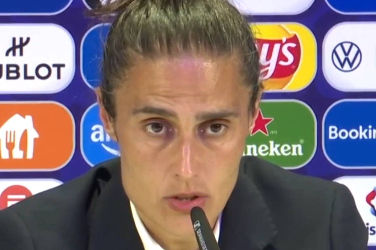 Spanien schafft trotz zweier verschossener Elfmeter mit einem 2:0-Erfolg gegen die Schweiz den Einzug ins Halbfinale der Frauen-EM. Nach der Partie zeigt sich Trainerin Montse Tomé zufrieden.
