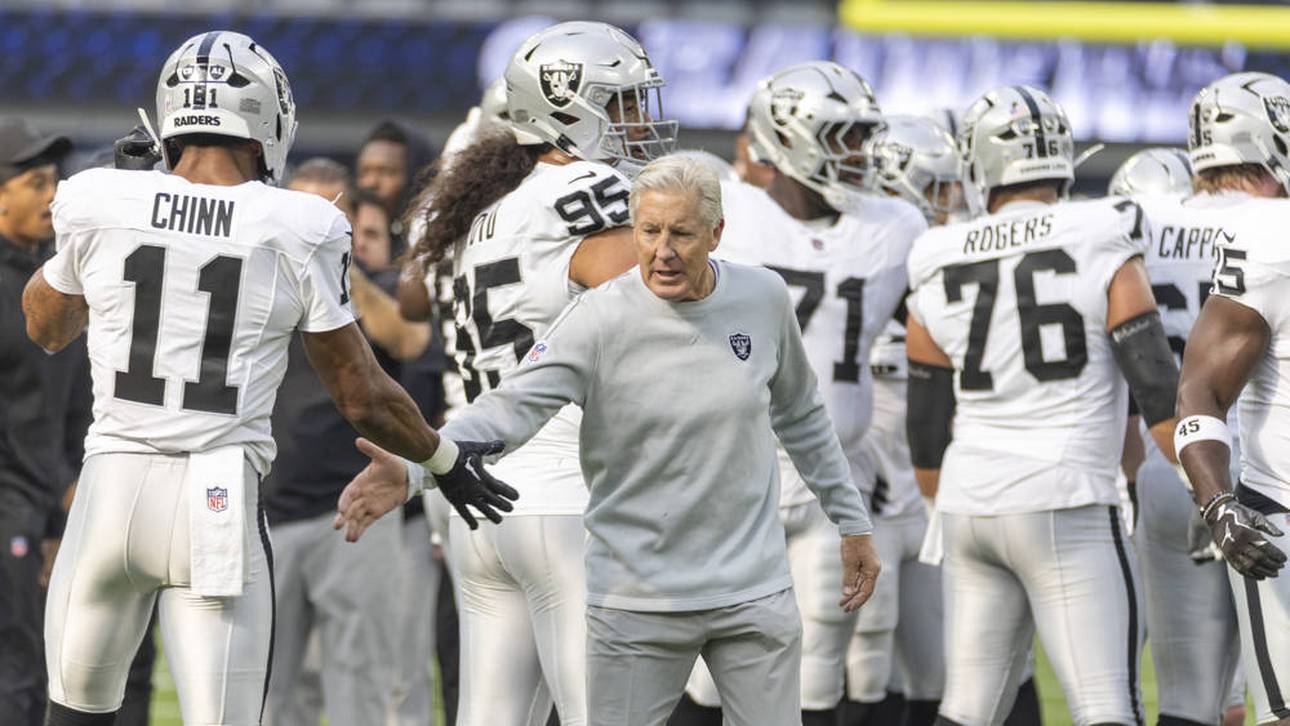Pete Carroll ist mit den Raiders bereits aus den Playoffs ausgeschieden