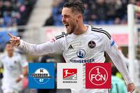 Nürnberg feiert dank einer furiosen ersten Halbzeit einen verdienten Auswärtssieg in Paderborn. Nach einer Roten Karte für Jens Castrop muss der Club aber bis zum Ende zittern.