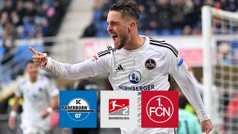 Nürnberg feiert dank einer furiosen ersten Halbzeit einen verdienten Auswärtssieg in Paderborn. Nach einer Roten Karte für Jens Castrop muss der Club aber bis zum Ende zittern.