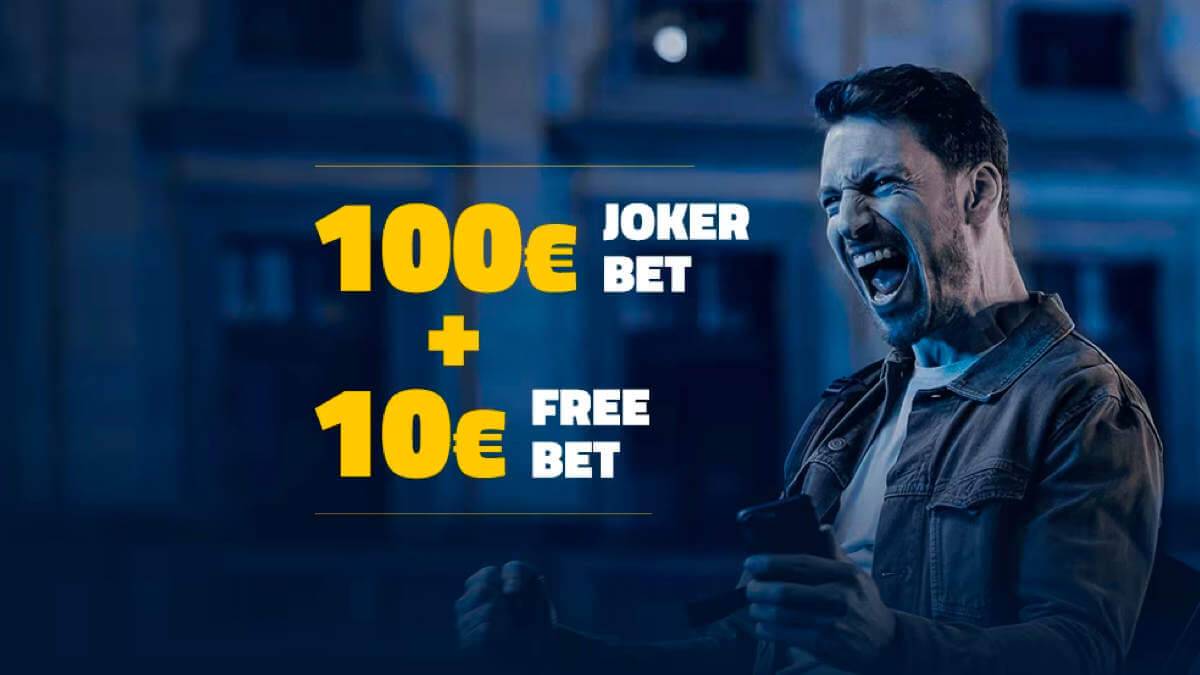 AdmiralBet bietet Neukunden sowohl eine 100€ JokerBet als auch eine 10€ Freebet an.
