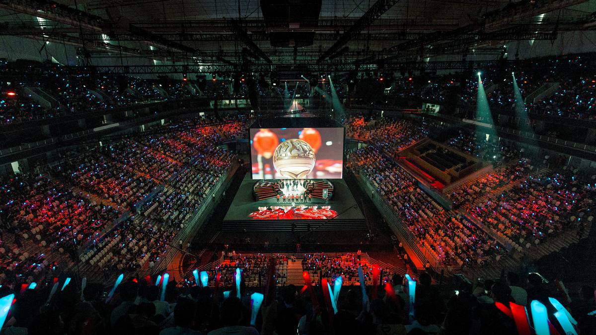 Schon während der Gruppenphase wurde die Arena voll