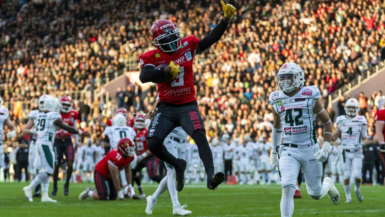 German Bowl: Potsdam feiert Premieren-Titel
