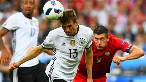 Weder Thomas Müller noch Bayern-Teamkollege Robert Lewandowski trafen bisher bei der EM