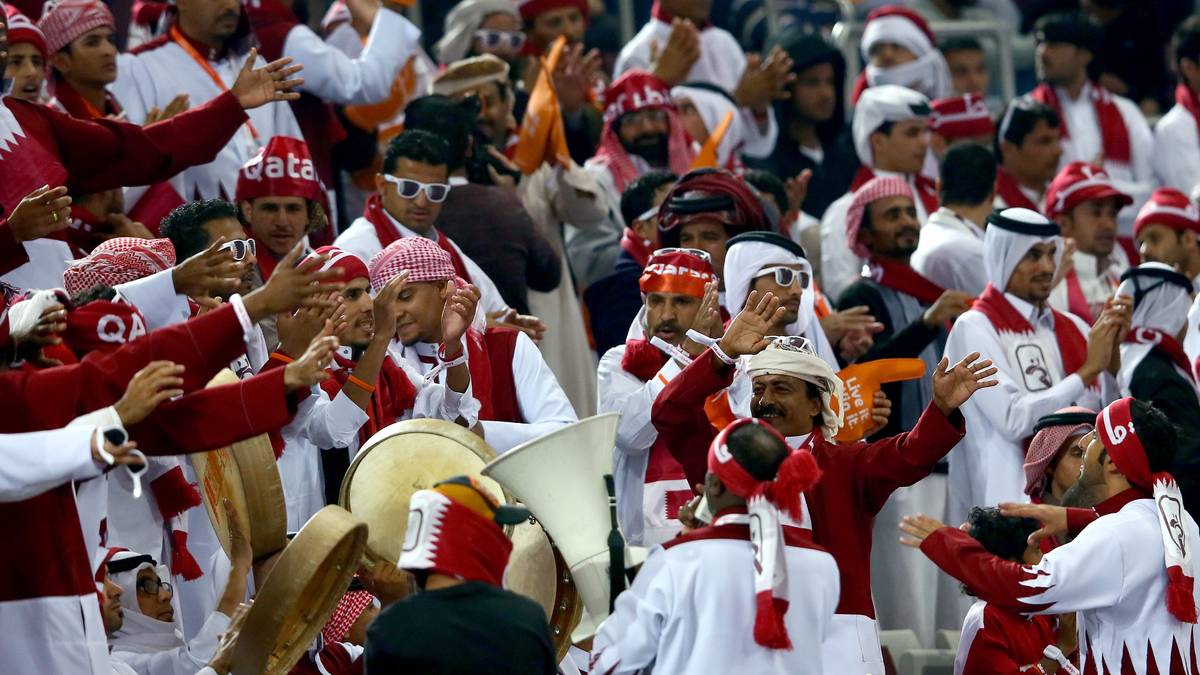 Aber auch die Kataris sind enthusiastisch dabei
