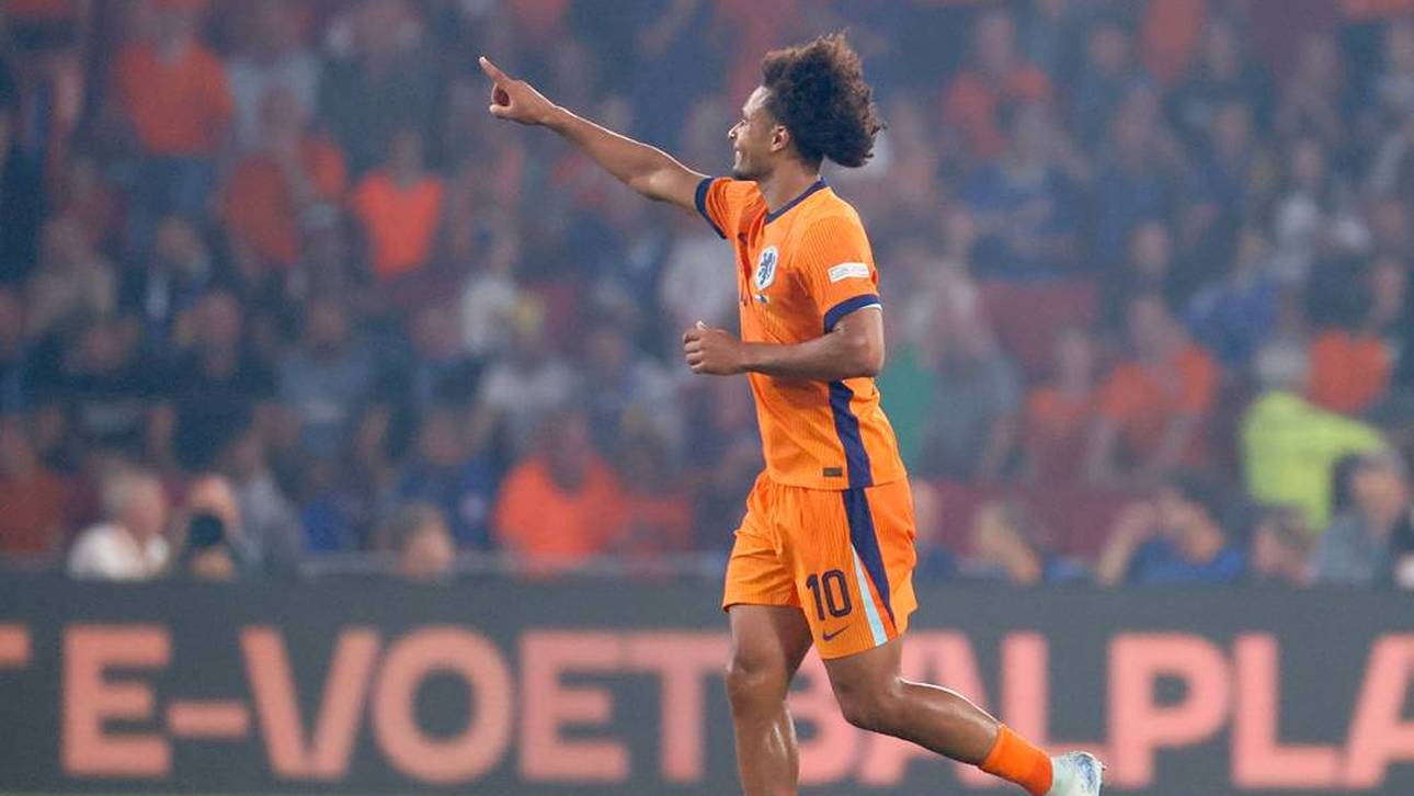 Joshua Zirkzee feierte gegen Bosnien-Herzegowina ein Startelf-Debüt nach Maß 