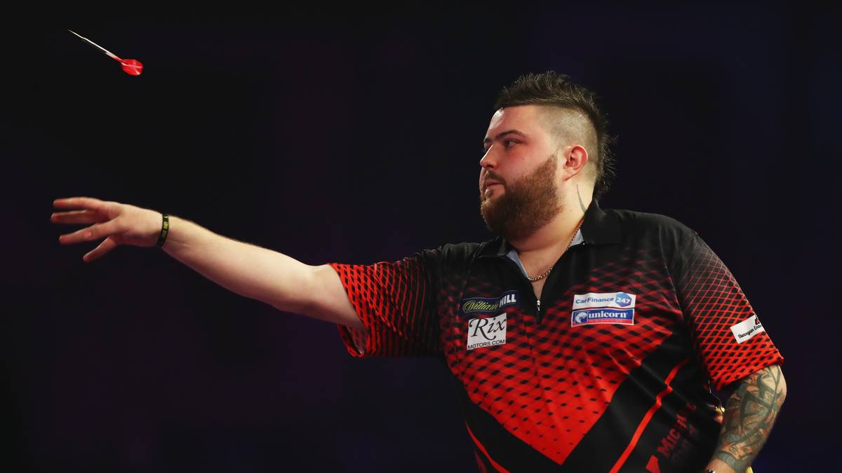 MICHAEL SMITH (England): Auch der "Bully Boy" ist noch nicht in Form. Wie Whitlock war beim Masters zum Auftakt gleich Endstation