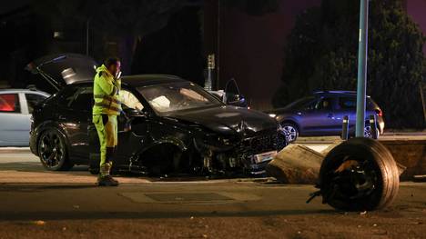 Mario Balotelli hat einen schweren Autounfall verursacht 