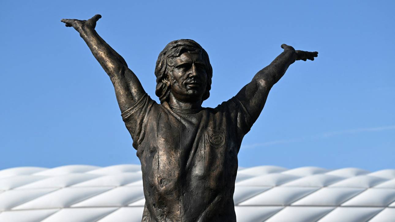 Bayern enthüllt Müller-Denkmal