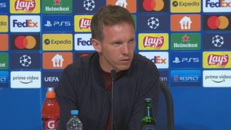 Ist Julian Nagelsmann mit der Hereinnahme von Alphonso Davies für Lucas Hernandez zu viel Risiko eingegangen? Der Bayern-Coach bezieht Stellung.