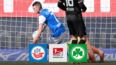 Nach dem wichtigen Sieg im Kellerduell gegen Braunschweig legt Hansa Rostock gegen Greuther Fürth direkt nach - und dämpft damit die Aufstiegshoffnungen beim Kleeblatt.