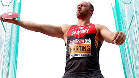 Robert Harting kann bei der EM seinen fünften Titel in Serie holen. ZUM DURCHKLICKEN: Die besten Bilder der Leichtathletik-EM