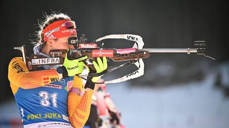 Denise Herrmann hofft bei der Biathlon-WM im Sprint auf eine Medaille