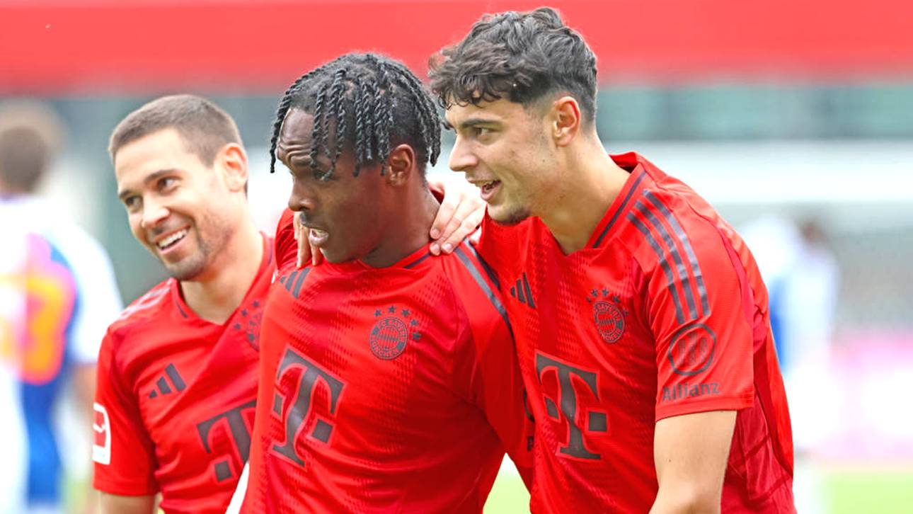 Spielen Aleksandar Pavlovic (r.) und Mathys Tel bald eine größere Rolle?