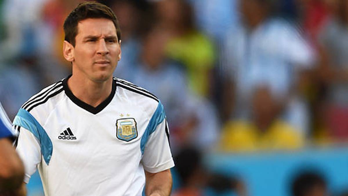 Konzentriert macht sich Argentiniens Superstar warm
                  