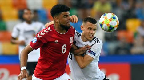 Dänemark verlor das Gruppenspiel der UEFA U21 EM gegen Deutschland mit 1:3