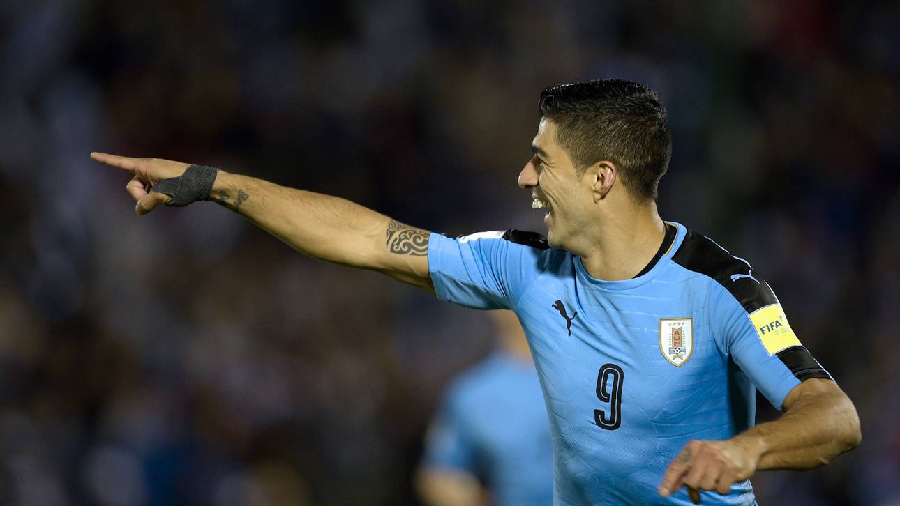 Suarez führt Uruguay-Kader an