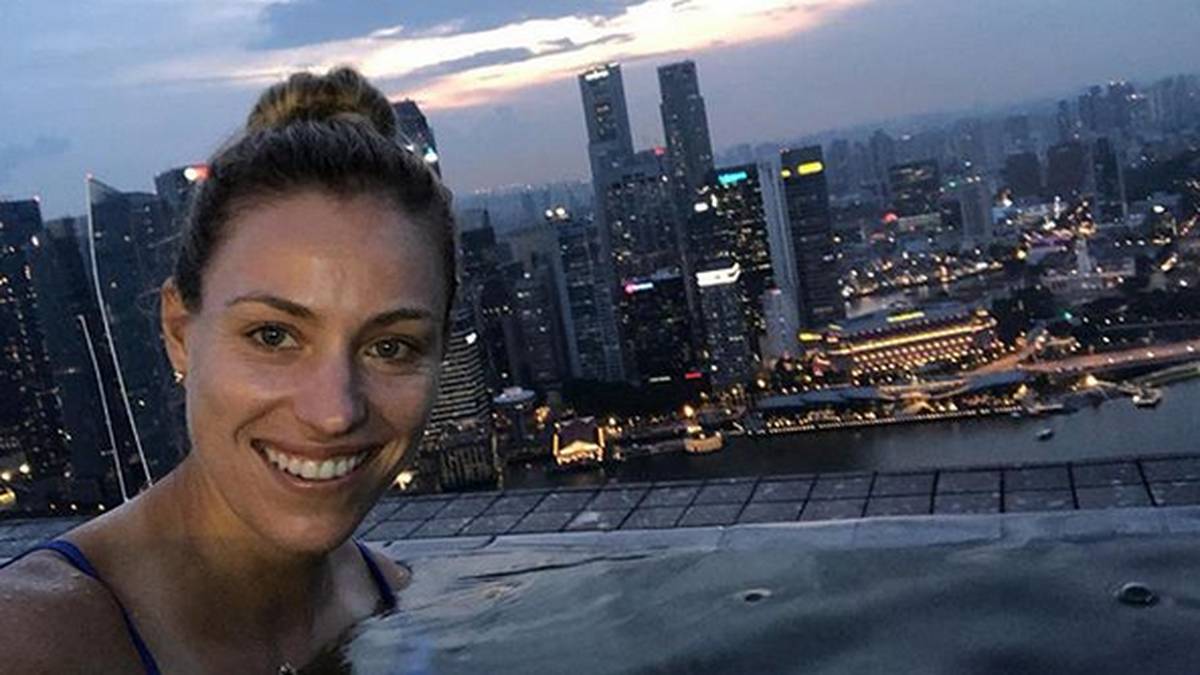 Diese Aussicht kennt auch Angelique Kerber