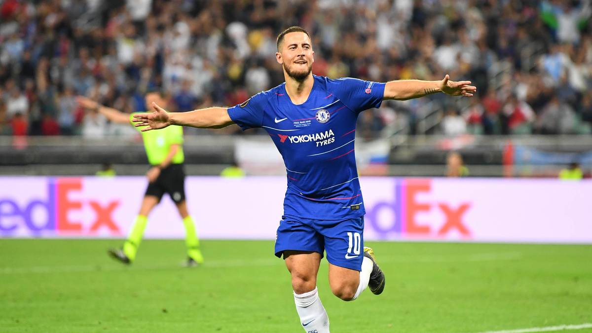 PLATZ 5 - EDEN HAZARD: Der Belgier wechselte in diesem Sommer zu Real Madrid, um endlich die Champions League zu gewinnen - bislang stehen lediglich zwei Europa-League-Siege in seiner Vita. Hazard erzielte über 100 Premier-League-Tore für den FC Chelsea
