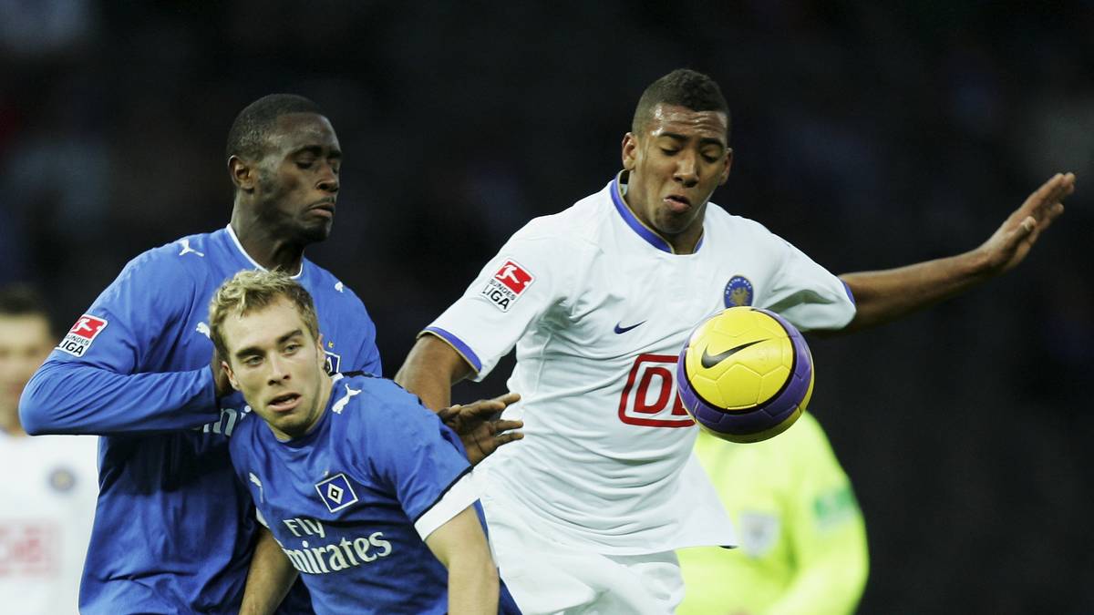 PLATZ 4 - JEROME BOATENG: Wie sein Halbbruder Kevin-Prince wurde Jerome Boateng in der Jugend von Hertha BSC groß und zum Bundesligaspieler, bevor er 2007 für 1,1 Millionen zum Hamburger SV wechselte