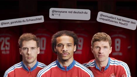 Profi-Fußballer werden häufig mit viel Gegenwind und Hass im Stadion, aber auch auf Social Media konfrontiert. Die Stars des FC Bayern veröffentlichten jetzt einen Teil dieser Hassbotschaften.