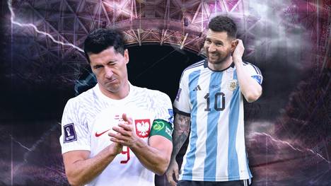 Robert Lewandowski trifft auf Lionel Messi. Der Verlierer dieser Partie droht auszuscheiden.