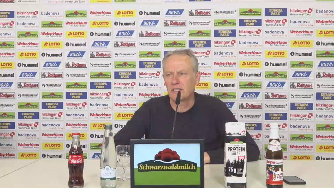Christian Streich vom SC Freiburg über die Antwort von Ribéry an Schmid