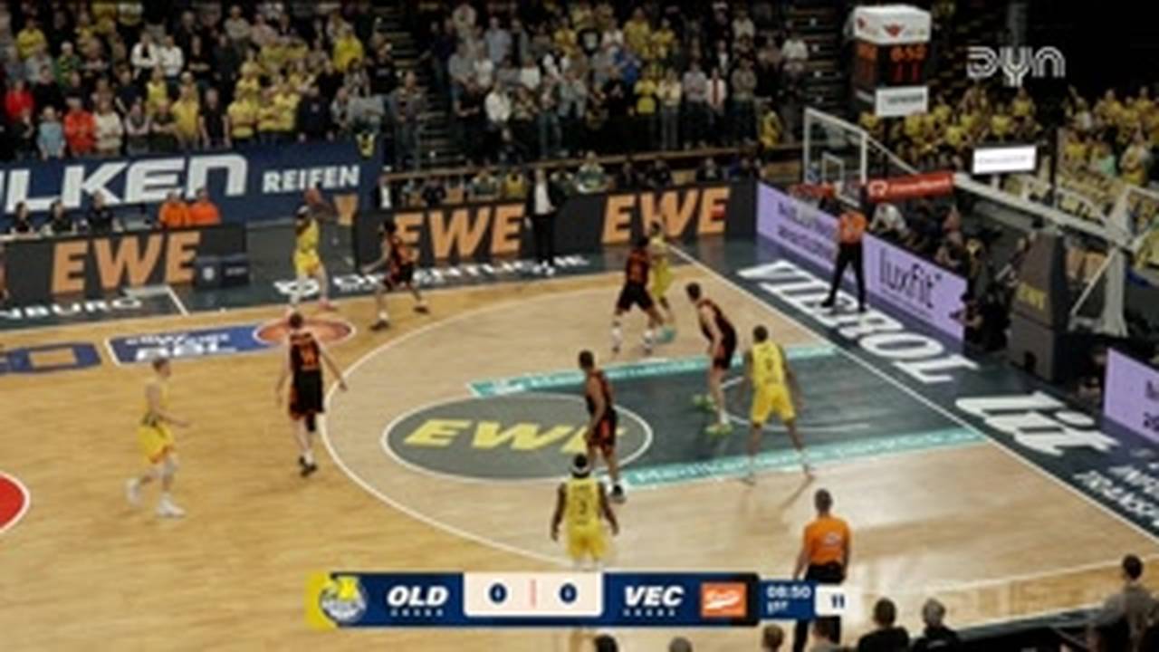 EWE Baskets Oldenburg - RASTA Vechta I BBL-Highlights im Video