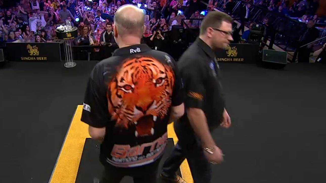 James Wade verweigerte demonstrativ den Handshake