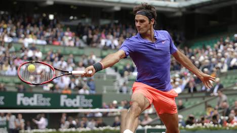 Roger Federer setzte sich gegen Gael Monfils durch
