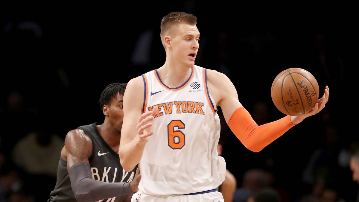 PLATZ 5: Kristaps Porzingis, #6 der New York Knicks 