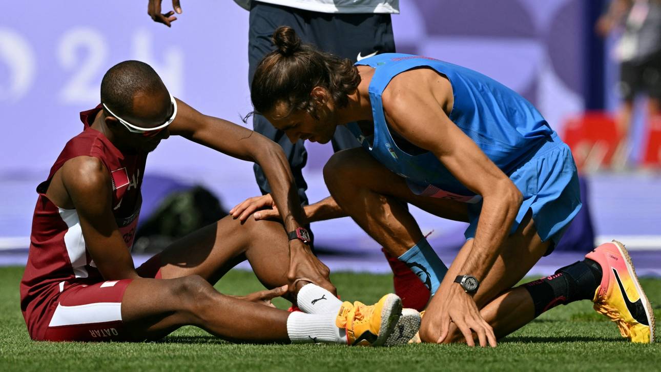 Hochsprung: Drama um Tamberi und Barshim