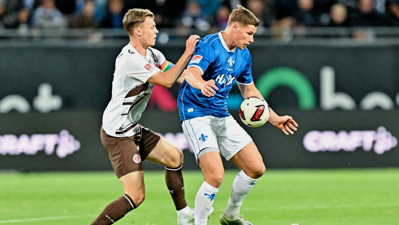 Nullnummer gegen St. Pauli: Darmstadt bleibt tief unten drin