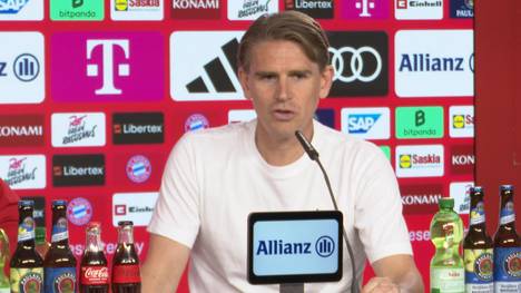 Bayern-Sportdirektor Christoph Freund spricht über den Austausch mit dem kanadischen Fußballverband wegen der Verletzung von Alphonso Davies.