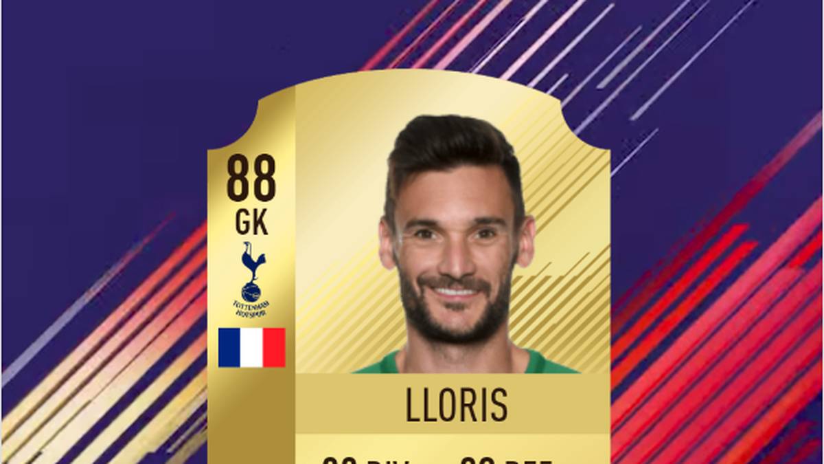 In FIFA 18 besitzt Lloris eine Gesamtstärke von 88 Punkten