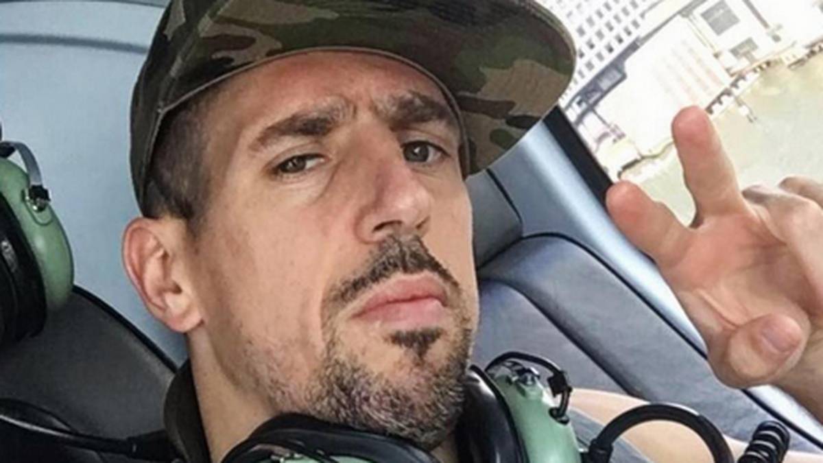 Eine Helikopter-Tour über New York? Kann man mal machen, Franck Ribery