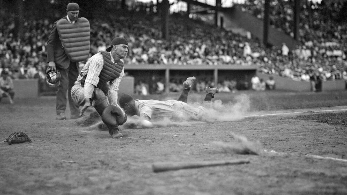 Lou Gehrig (rechts) gilt als einer der besten Baseball-Spieler aller Zeiten