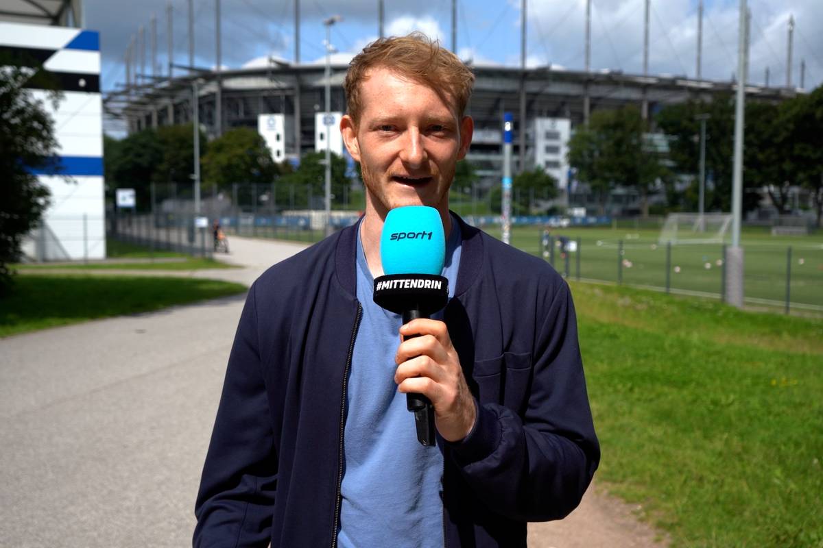 Ransford-Yeboah Königsdörffer stand kurz vor einem Wechsel zu OGC Nizza. Jetzt ist der Deal geplatzt - die Fans des Hamburger SV setzen deswegen beim Training ein Zeichen.