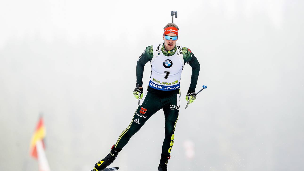 Biathlon-Herren heiß aufs Podest