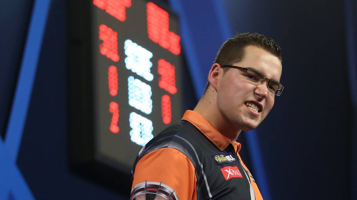 Benito van de Pas gibt sich genauso angriffslustig wie bei seiner jüngsten Vorstellung, als er Max Hopp, den letzten Deutschen im Turnier, rausschmiss 