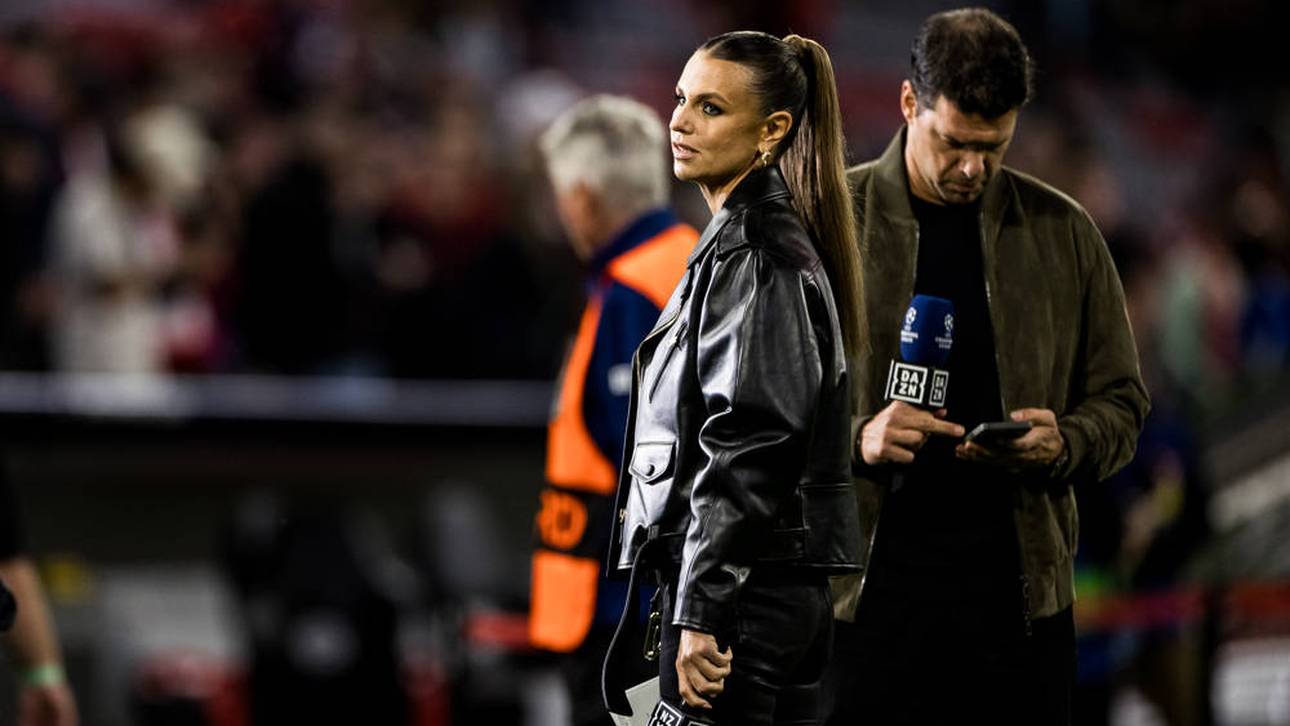 Laura Wontorra und Experte Michael Ballack waren bei der DAZN-Übertragung von Bayern vs. Chelsea phasenweise kaum zu hören