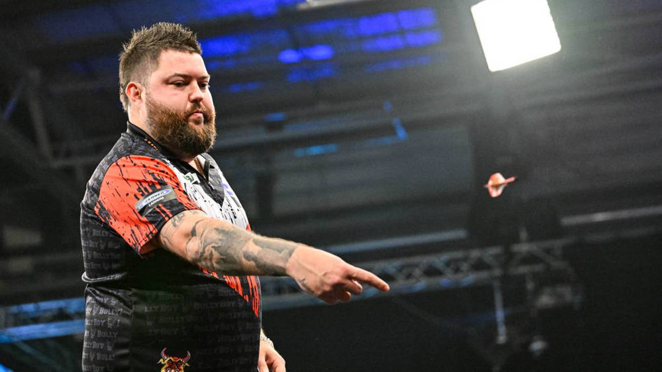 Michael Smith steht in der Runde der letzten Acht